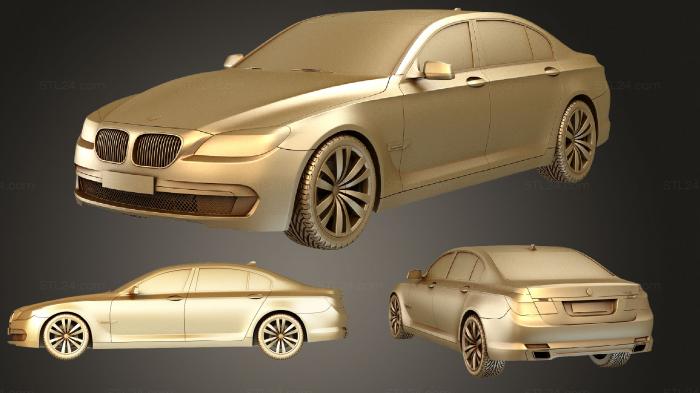 Vehicles (BMW 7 F01, CARS_0836) 3D models for cnc